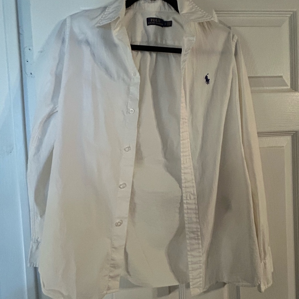 Polo by Ralph Lauren White Button Down Shirt